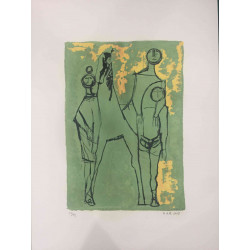 Set de litografía Marino Marini 50x70 cm certificado