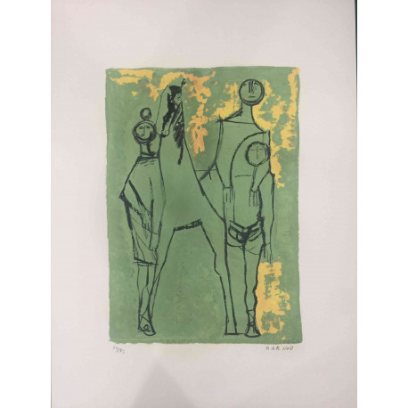 Set de litografía Marino Marini 50x70 cm certificado