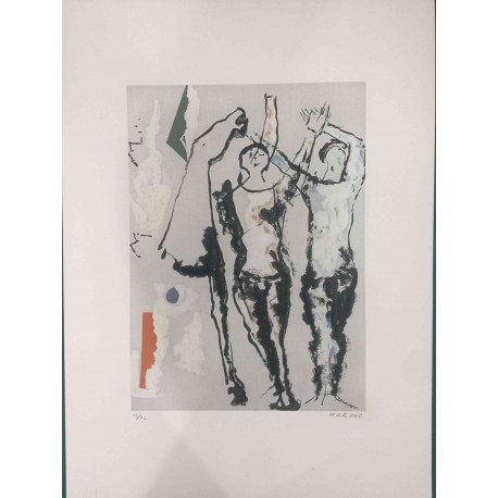 Set de litografía Marino Marini 50x70 cm certificado