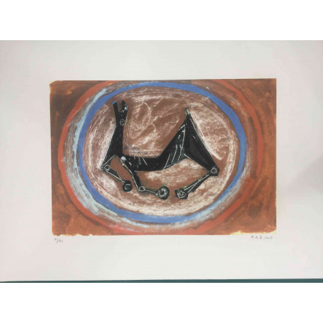 Set de litografía Marino Marini 50x70 cm certificado