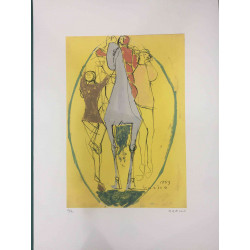 Set de litografía Marino Marini 50x70 cm certificado