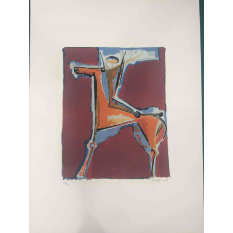 Set de litografía Marino Marini 50x70 cm certificado