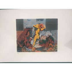 Set de litografía Marino Marini 50x70 cm certificado