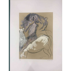 Marino Marini Off set lithograph cm 50x70 certified