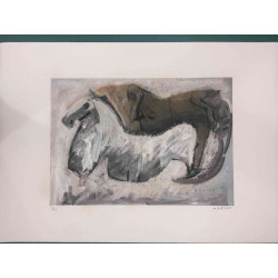 Set de litografía Marino Marini 50x70 cm certificado