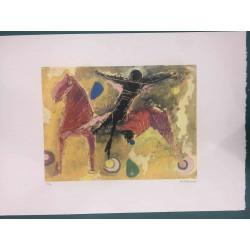 Set de litografía Marino Marini 50x70 cm certificado