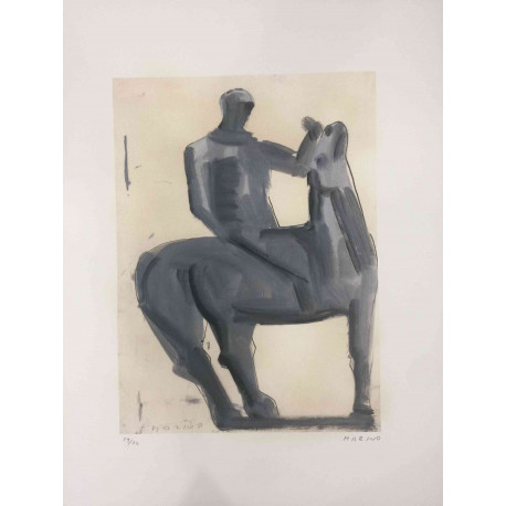 Set de litografía Marino Marini 50x70 cm certificado