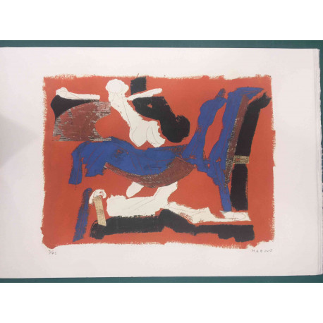 Set de litografía Marino Marini 50x70 cm certificado