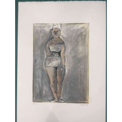 Marino Marini Litografia off set 50x70 cm certificat