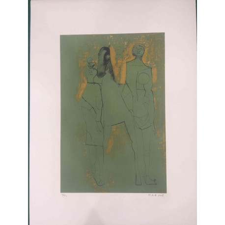 Set de litografía Marino Marini 50x70 cm certificado