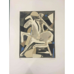 Set de litografía Marino Marini 50x70 cm certificado