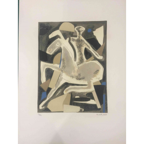 Set de litografía Marino Marini 50x70 cm certificado