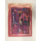 Litografía Marino Marini off set 50x70 cm certificada