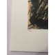 Mario Ceroli Lithografie off set 50x65 cm gecertificeerd