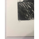 Mario Ceroli Lithografie off set 50x65 cm gecertificeerd