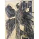 Mario Ceroli Lithografie off set 50x65 cm gecertificeerd