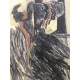 Mario Ceroli Lithografie off set 50x65 cm gecertificeerd