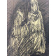 Mario Ceroli Lithographie Offset 50x65 cm zertifiziert