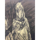 Mario Ceroli Lithographie Offset 50x65 cm zertifiziert
