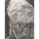 Mario Ceroli Lithografie off set 50x65 cm gecertificeerd