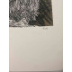 Mario Ceroli Lithografie off set 50x65 cm gecertificeerd