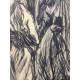 Mario Ceroli Lithografie off set 50x65 cm gecertificeerd