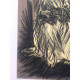 Mario Ceroli Lithografie off set 50x65 cm gecertificeerd