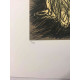 Mario Ceroli Lithografie off set 50x65 cm gecertificeerd