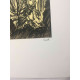 Mario Ceroli Lithografie off set 50x65 cm gecertificeerd