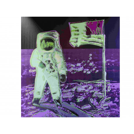 Andy Warhol serigrafia Non firmato - Moonwalk 1987 - firma stampata