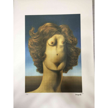 Rene Magritte Litografia off set cm 50x70 certificata