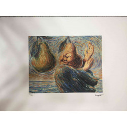 Set de litografia de Rene Magritte 50x70 cm certificat