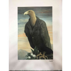 Rene Magritte 50x70 cm-ko litografia-sorta ziurtatua