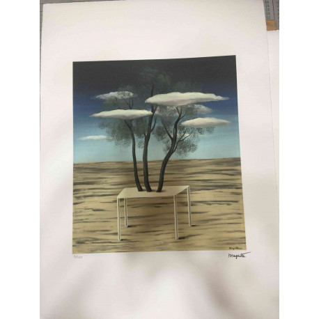 Litografia Rene Magritte off set 50x70 cm certificada