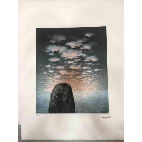 Litografia Rene Magritte off set 50x70 cm certificada
