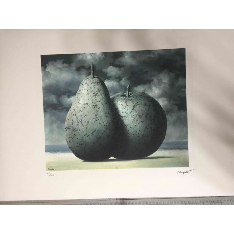 René Magritte Lithographie hors set 50x70 cm certifiée