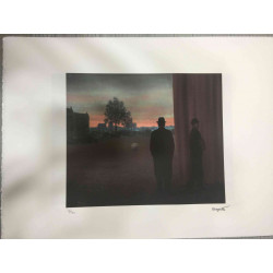 Rene Magritte Off set lithograph cm 50x70 certified