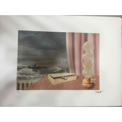 Rene Magritte Off set lithograph cm 50x70 certified