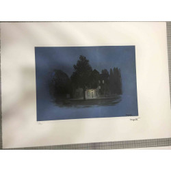 Rene Magritte Off set lithograph cm 50x70 certified