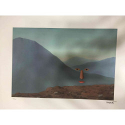 Litografia Rene Magritte off set 50x70 cm certificada