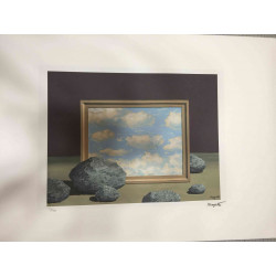 Rene Magritte Litografia off set cm 50x70 certificata