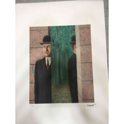 Rene Magritte Off set lithograph cm 50x70 certified
