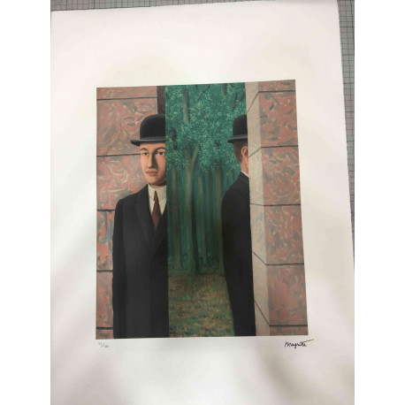 Rene Magritte Off set lithograph cm 50x70 certified