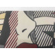 Roy Lichtenstein litografická ofsetová souprava 50x35 cm certifikovaná