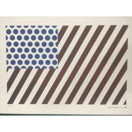 Roy Lichtenstein Off set lithograph cm 50x35 certified