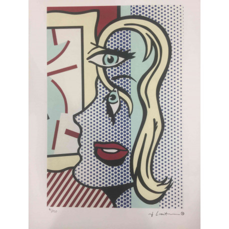 Roy Lichtenstein litografická ofsetová souprava 50x35 cm certifikovaná