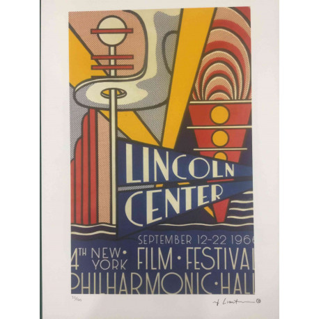 Roy Lichtenstein Litografia off set 50x35 cm certificada