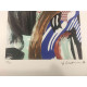 Roy Lichtenstein Lithographie hors set 50x35 cm certifiée