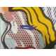 Roy Lichtenstein Lithographie hors set 50x35 cm certifiée