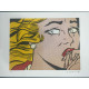 Roy Lichtenstein Lithographie hors set 50x35 cm certifiée